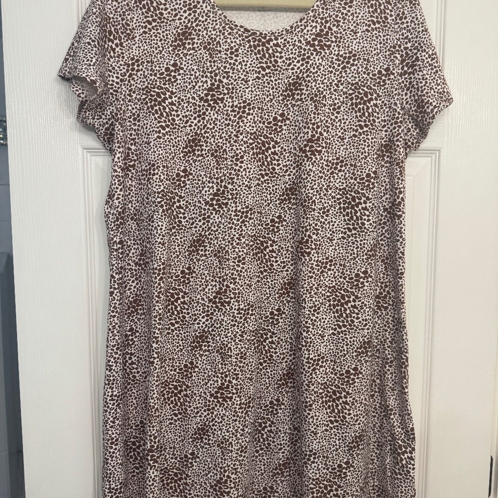 Lands' End short cotton nightgown size XL
